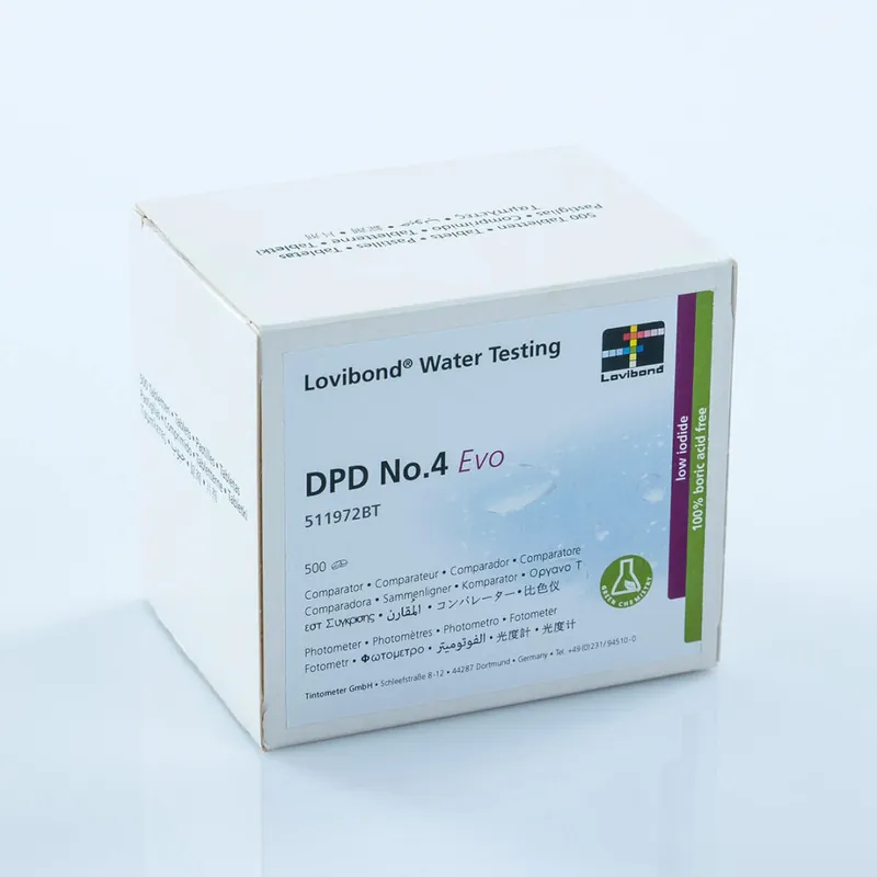 Jetzt Bestellen Lovibond DPD No 4 EVO Tabletten zur Wasseranalytik Hygienekontrolle
