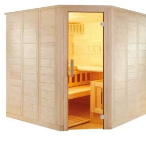Versand Am Gleichen Tag Sentiotec Sauna Basic Corner 195 x 187 x 204 cm