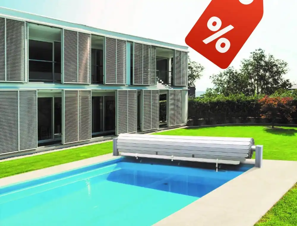 Top-Angebot Schwimmbad Rollladen ONE Oberflur 9,0 x 4,5 m