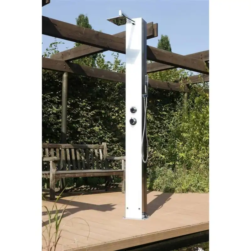 Online Kaufen Ideal Eichenwald Dusche Tobago SOLAR | Glas weiss