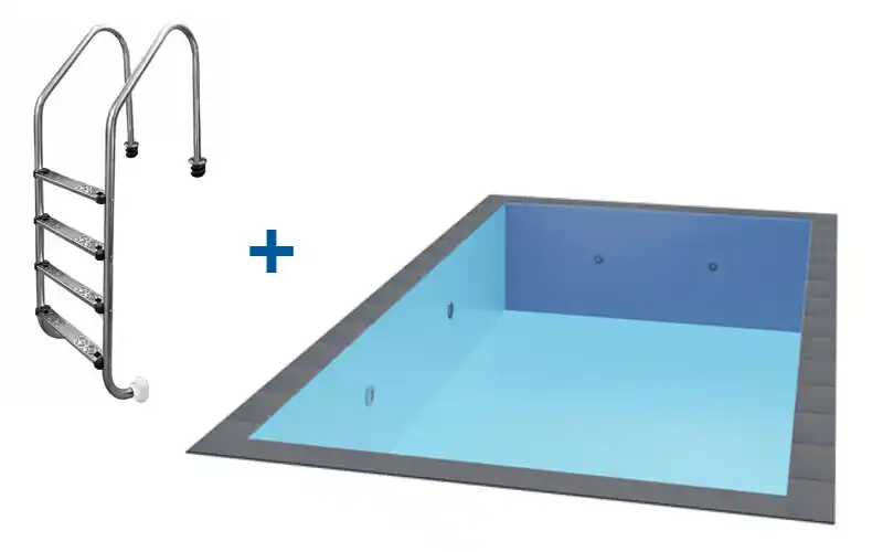 TrendStone Styroporpool Schwimmbecken Komplettpaket inkl. Pooltechnik 700 x 350 x 150 cm in verschiedenen Ausführungen Schnäppchen