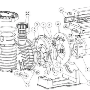 Heißes Angebot Pentair Intelliflo SW5P6R-VSD O-Ring am Spannring für Sta-Rite Pumpe