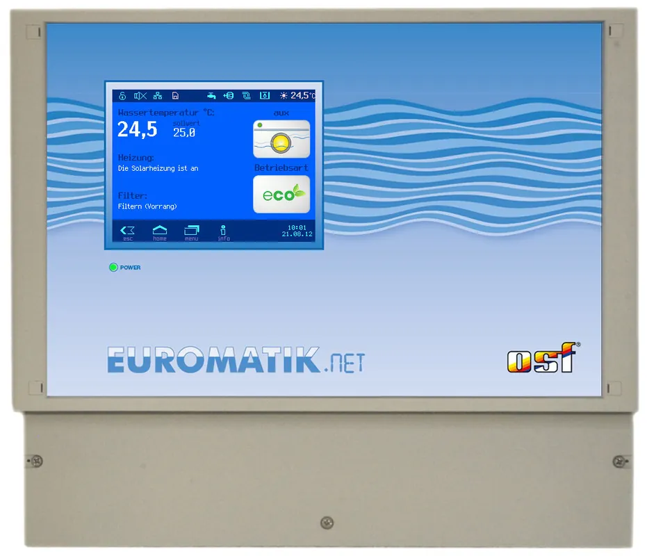 Jetzt Kaufen OSF Filtersteuerung EUROMATIK.net mit Internetanschluss und Energiesparfunktion