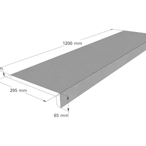 Letzte Chance Beckenrandsteine L-Profil Exclusive Sizes Gerade 120 x 29,5 x 2 cm