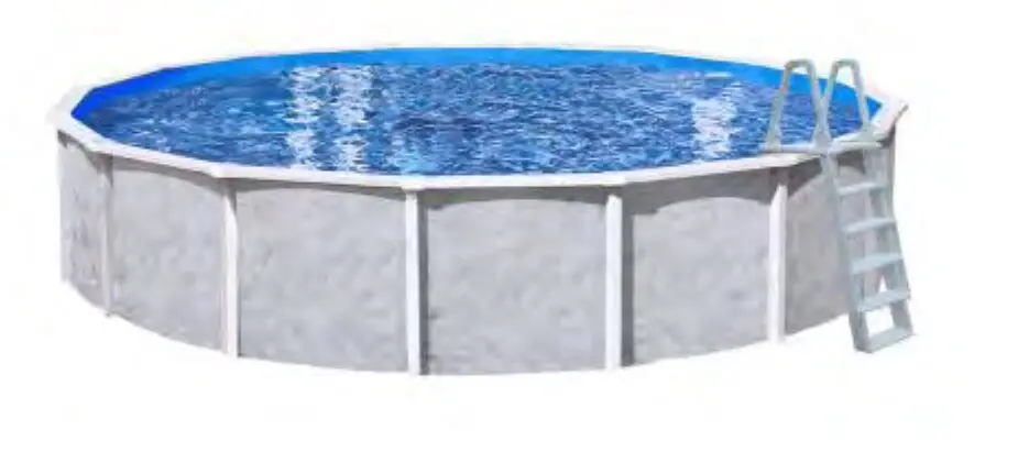 Interline Stahlwandpool Diana Rundbecken oder Ovalbecken mit Komplett-Set Zertifiziert