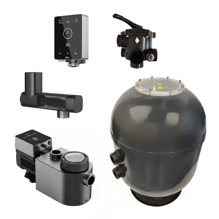 Highlight Pool Technikset mit Inverterpumpe & Salzelektrolyse – PureS 620 + 6-Wegeventil 2"+ InverPro 25 + Mr. Pure MPS22