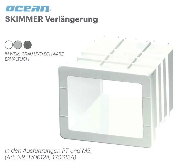 Jetzt Bestellen Zodiac WK 3000 ehemals WK 2000 Skimmer Verlängerung Vorne