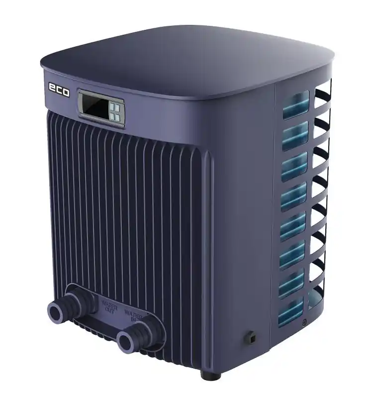 Bestpreis ECO Wärmepumpe 2,5 kW für Pools – Robustes Stahlgehäuse, Plug & Play, 230V