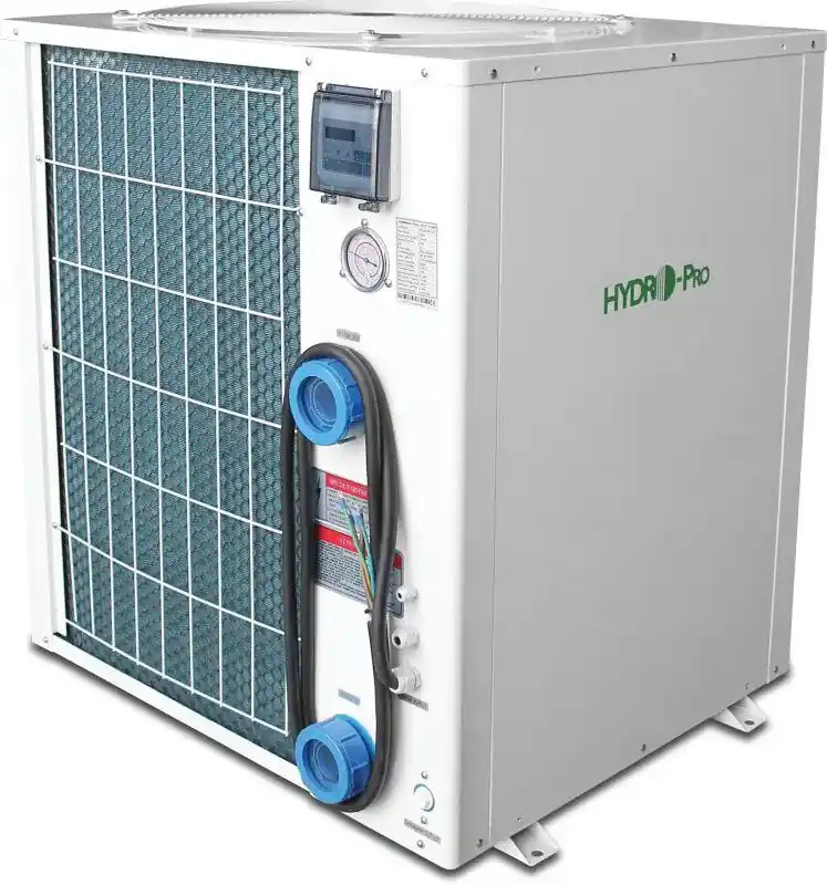 Bestpreis Leistungsstarke Poolwärmepumpe Hydro-Pro – 11,4A, Softstart, Stahl, 230V