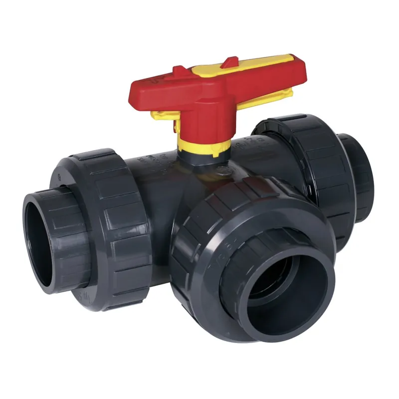 Praher Ersatzhahn Praher 3-Wege Ø 50mm Kugelhahn S4 PVC-U - T Kugel Markenprodukt