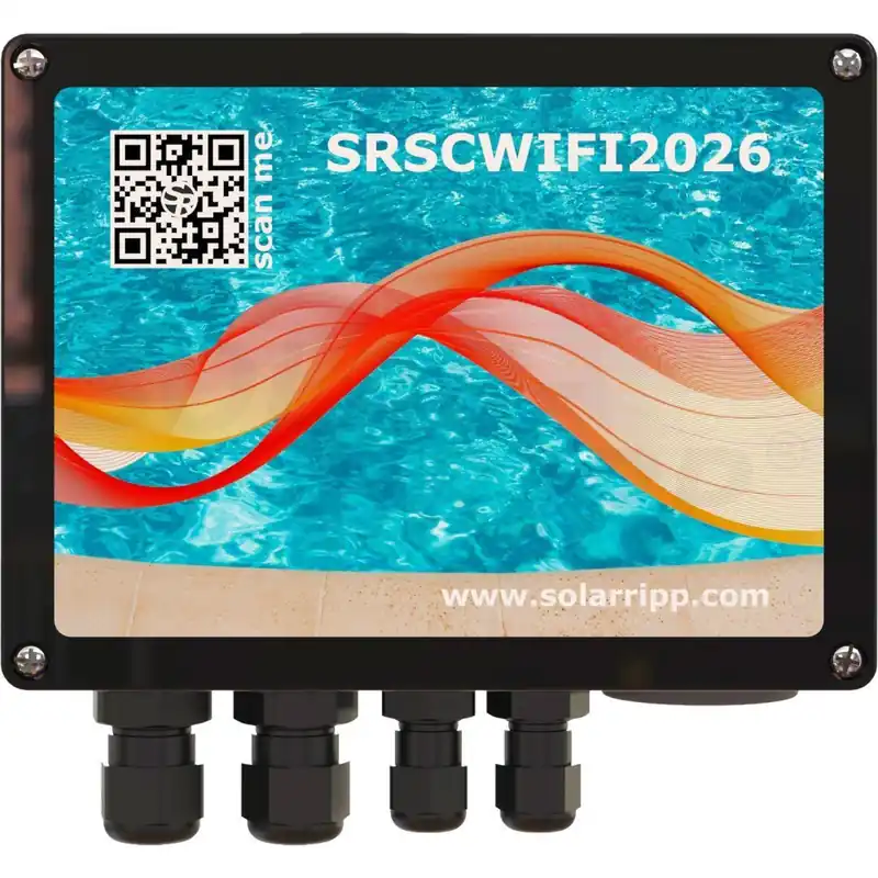 Neuheit SOLAR-RIPP ® Solarcontroller SRSCWIFI2026 mit Vorrang-Schaltung
