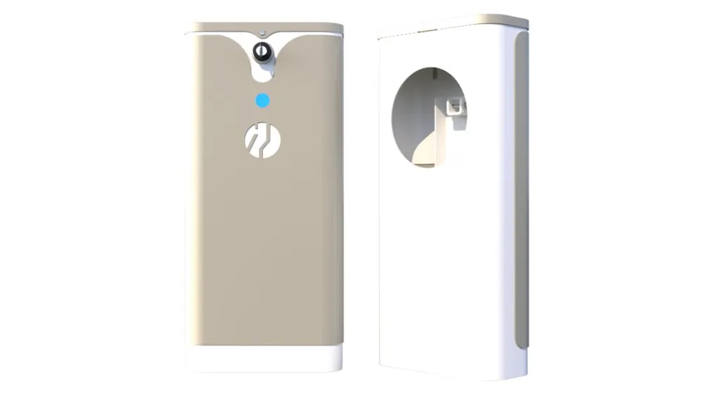Neue Ware Liderpool Harmony elektrische Oberflur-Aufrollvorrichtung Weiss-Beige