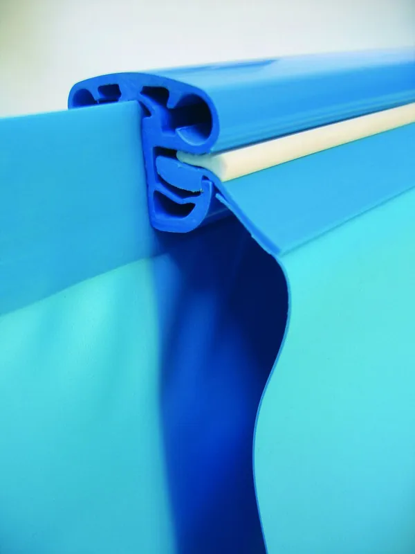 Echt Kombihandlauf blau für Achtformbecken