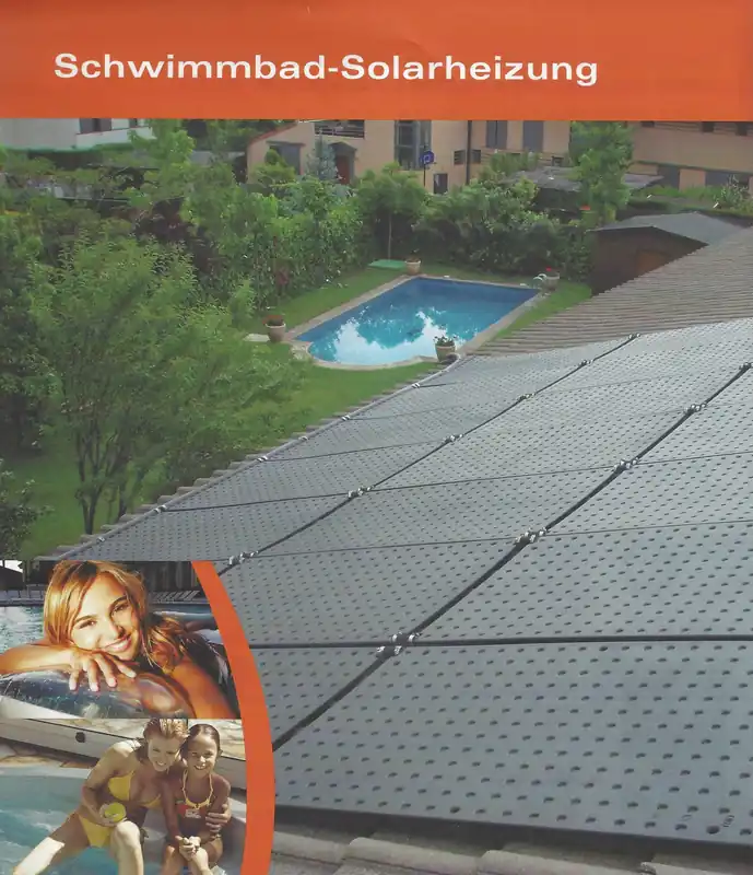 OKU Solarabsorber Anlage Komplettset bis 24m² Pooloberfläche Preis Gesenkt