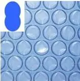Solarfolie achtform, blau 400µm, Konfektionsware Wochenendangebot