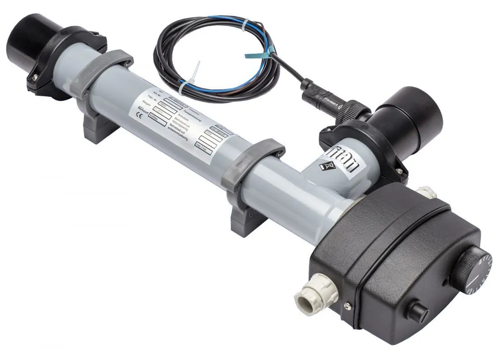 Dapra Elektroheizer D-EWT Titan / Salzwasser geeignet-6kW / 230/400V Neue Kollektion