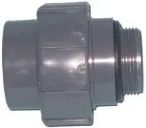 Übergangsverschraubung Klemm x Außengewinde, O-Ring - ø 50 x 1 1/2" Markenware