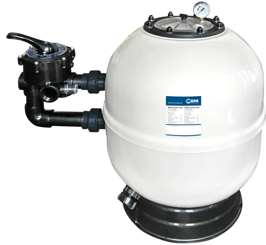 MIDA.Carbon GFK Filterbehälter 500 mm inkl. BESGO Top-Angebot