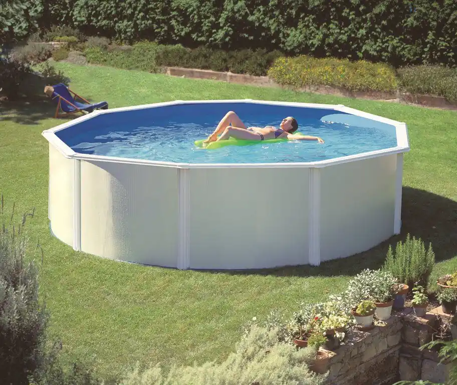 Sonderangebot Poolset Feeling in weiß - 4,60 x 1,32m