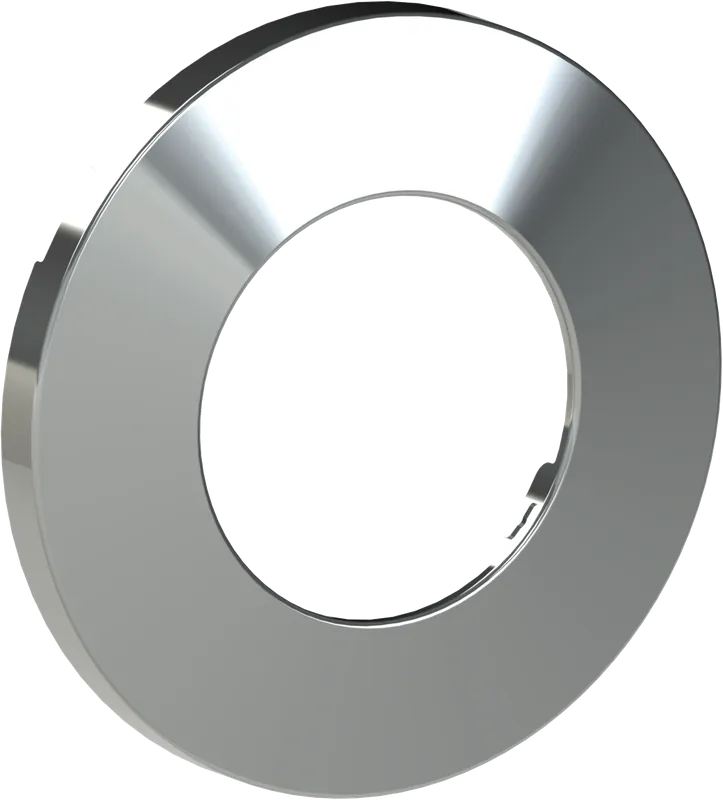 Rabatt ADAGIO PRO UND SPECTRA ABDECKBLENDE Modell FLAT - Edelstahl V4A - 170mm silber poliert