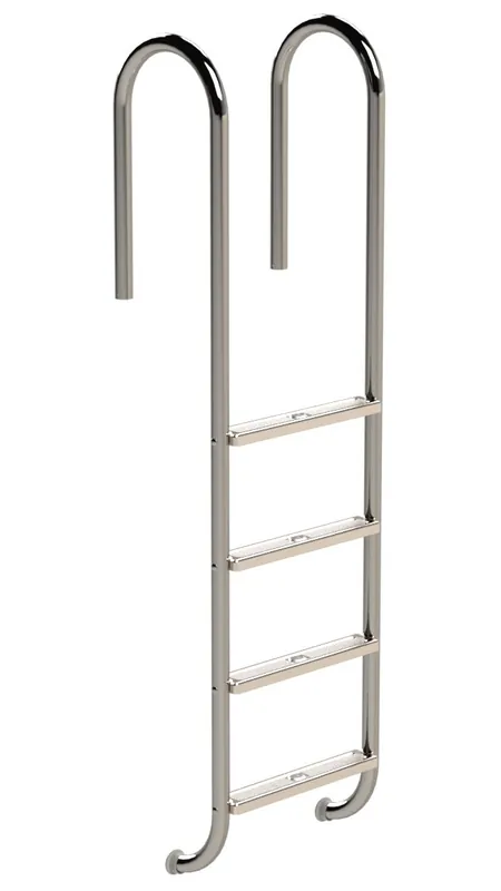 Schnäppchen Ideal Eichenwald - MODELL 01 LEITER TINA *V4A* - 4-stufig VARIO ohne Montageset