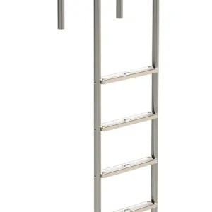 Sonderangebot Ideal Eichenwald - MODELL 01 LEITER TINA *V4A* - 5-stufig VARIO ohne Montageset
