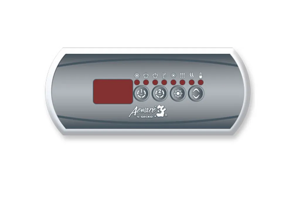 Garantierte Lieferung Gecko IN.K200 Panel - Pumpe 1, Pumpe 2, Licht, Temperatur (hoch/runter)