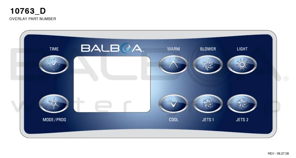 Balboa 10763 Overlay für VL801D (JETS 2) Sonderaktion