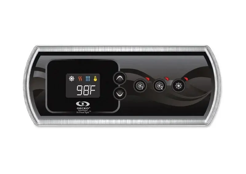 Must-Have Gecko IN.K330 Panel / Display - Pumpe 1, Pumpe 2, Licht, Temperatur hoch, Temperatur runter
