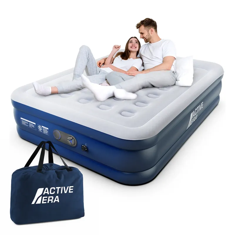 Heißes Angebot Premium Queen Size Air Bed – Grey/Navy
