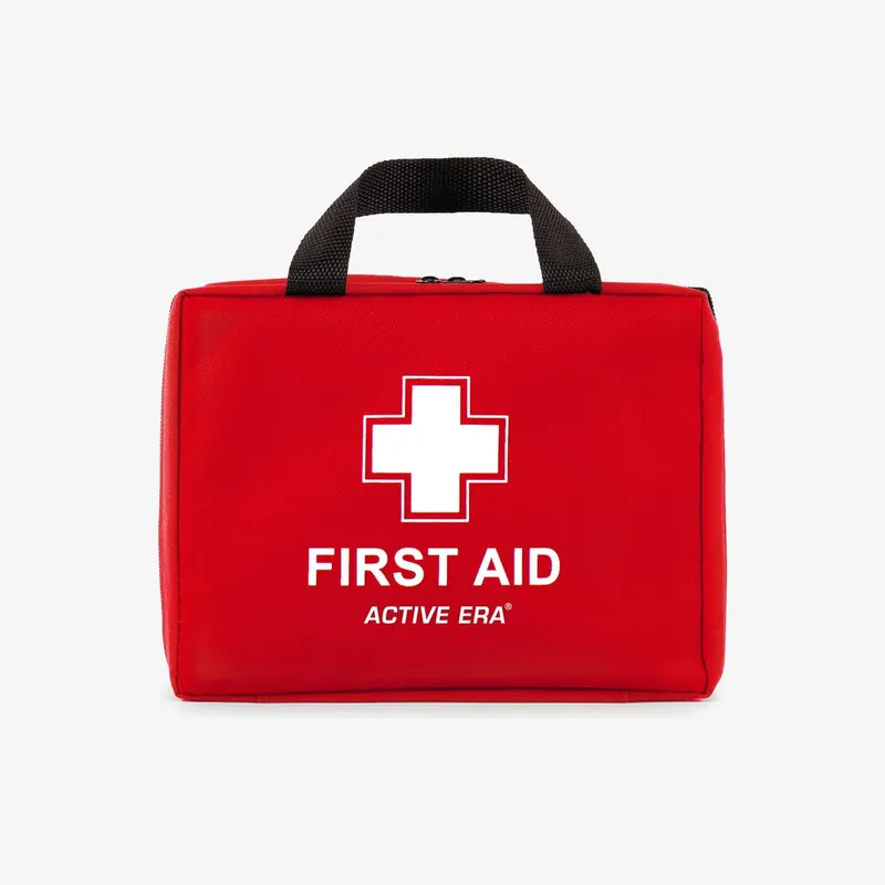 220 Piece Premium First Aid Kit Bag - Red Heißes Angebot