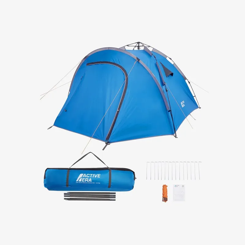 4 Person Easy Set-Up Camping Tent - 100% Waterproof & Storm-proof Sale