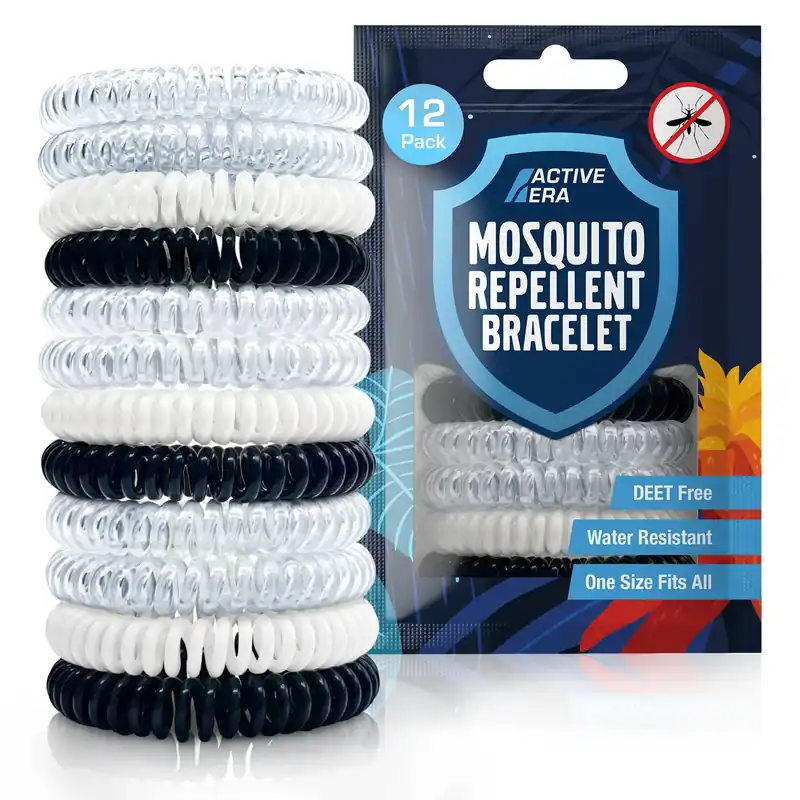 Beliebt Mosquito Repellent Bands - 12 Pack with 3 Colours