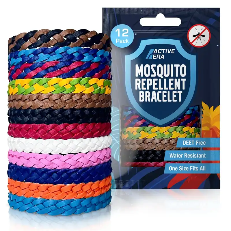 Ausverkauf Explorer Mosquito Repellent Bands - 12 Pack with Assorted Colours