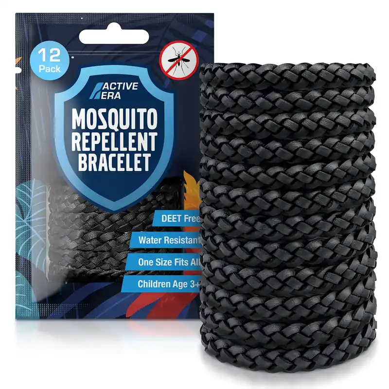 Direktkauf Adventure Mosquito Repellent Bands - 12 Pack - Black
