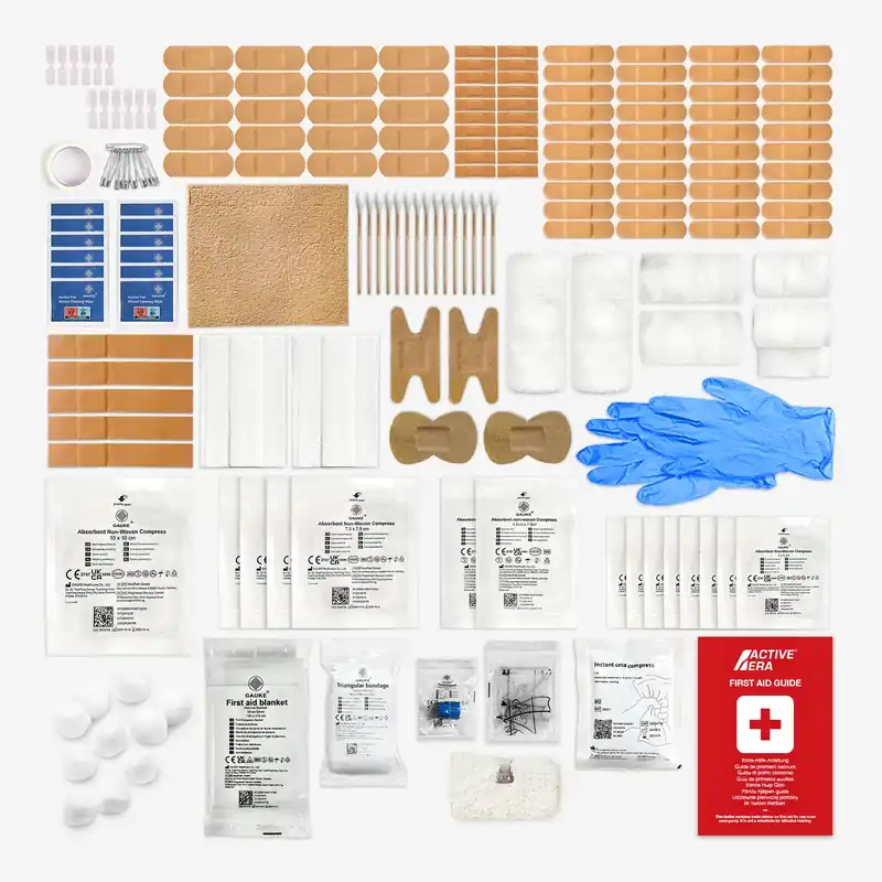 180 Piece First Aid Kit Refill Rabatt