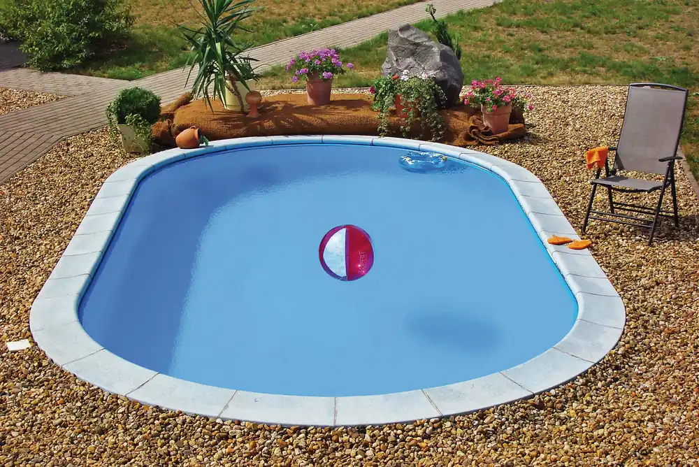 Zertifiziert Ovalpool Komplettset 1,50 hoch in neun Größen, Innenfolie 0,8mm