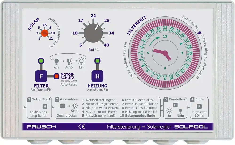 Must-Have Solpool Filtersteuerung mit Solarheizungsregler
