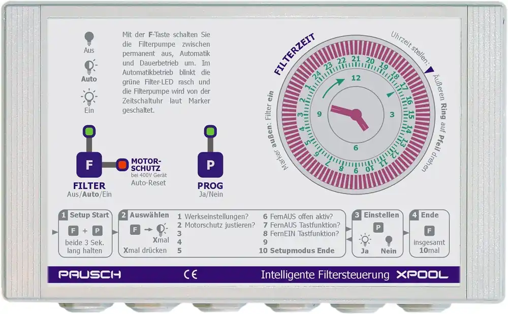 Xpool intelligente Filtersteuerung mit Zeitschaltuhr-400V Must-Have
