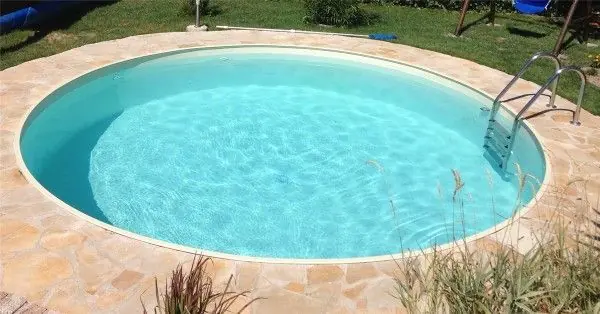 Swimmingpool rund Farbe Sand, 1,50 hoch, Innenhülle 0,8mm, in vielen Größen-550 x 150 x 0,8 Top-Angebot