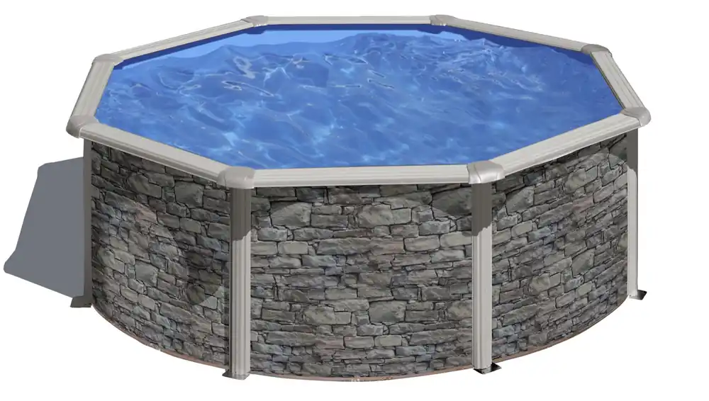 Poolset Feeling in Steinoptik - 5,50 x 1,32m Heißes Angebot