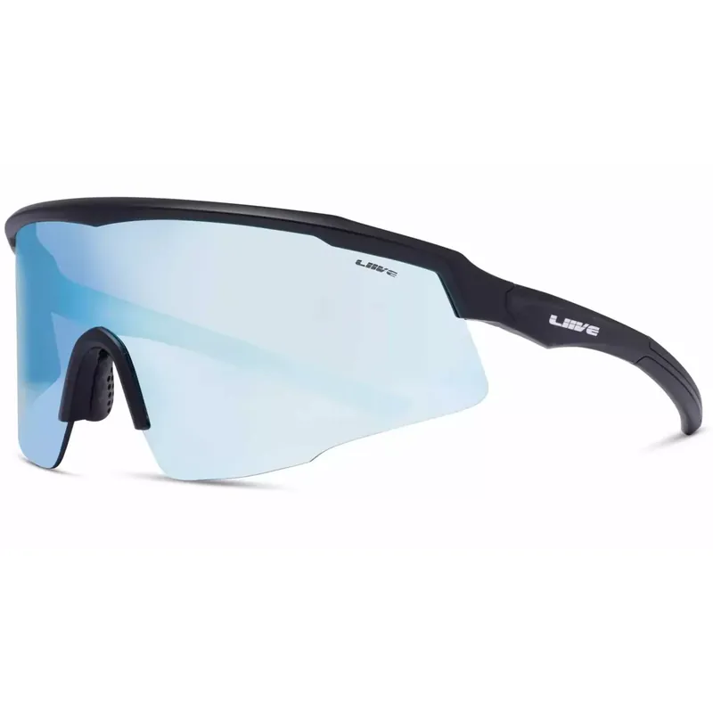 Sonnenbrillen Liive Dealer MIRROR MATT BLACK BLUE Preiswert