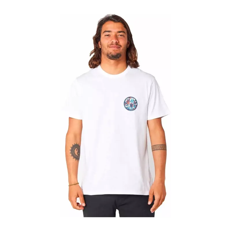 T-Shirt Rip Curl PASSAGE TEE White Neue Kollektion