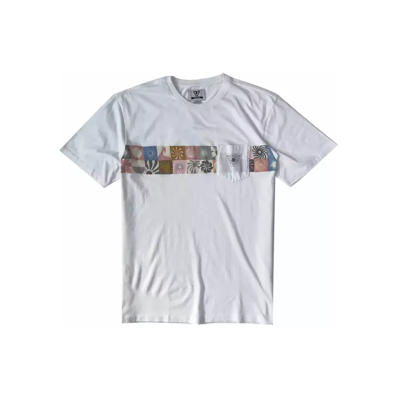 Jetzt Kaufen T-Shirt Vissla Sun Dialed Vintage White