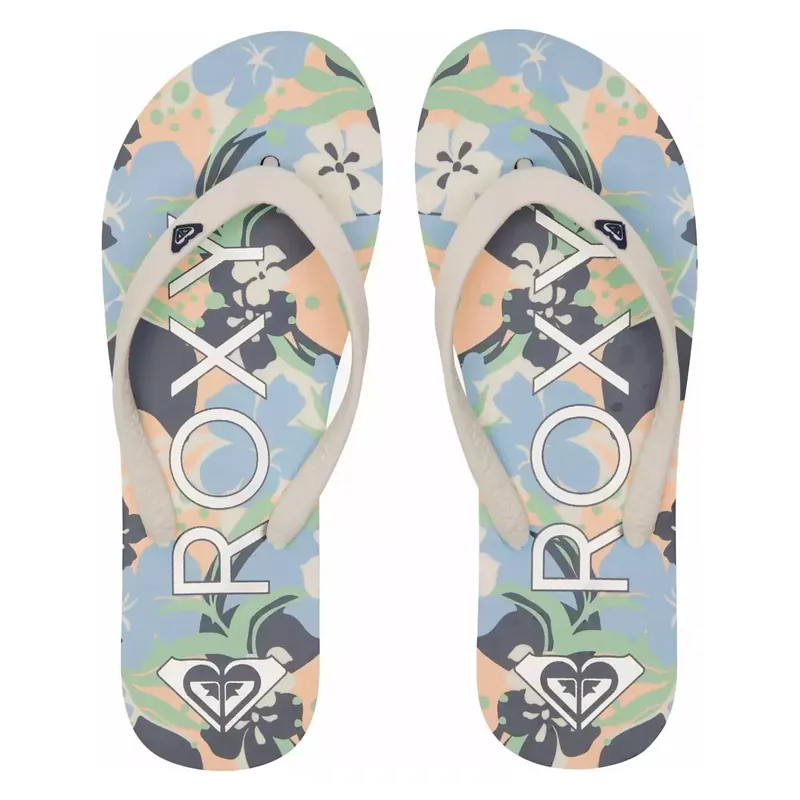 Flip-Flops Roxy tahiti Soft Lime/Ocean Nur Für Kurze Zeit