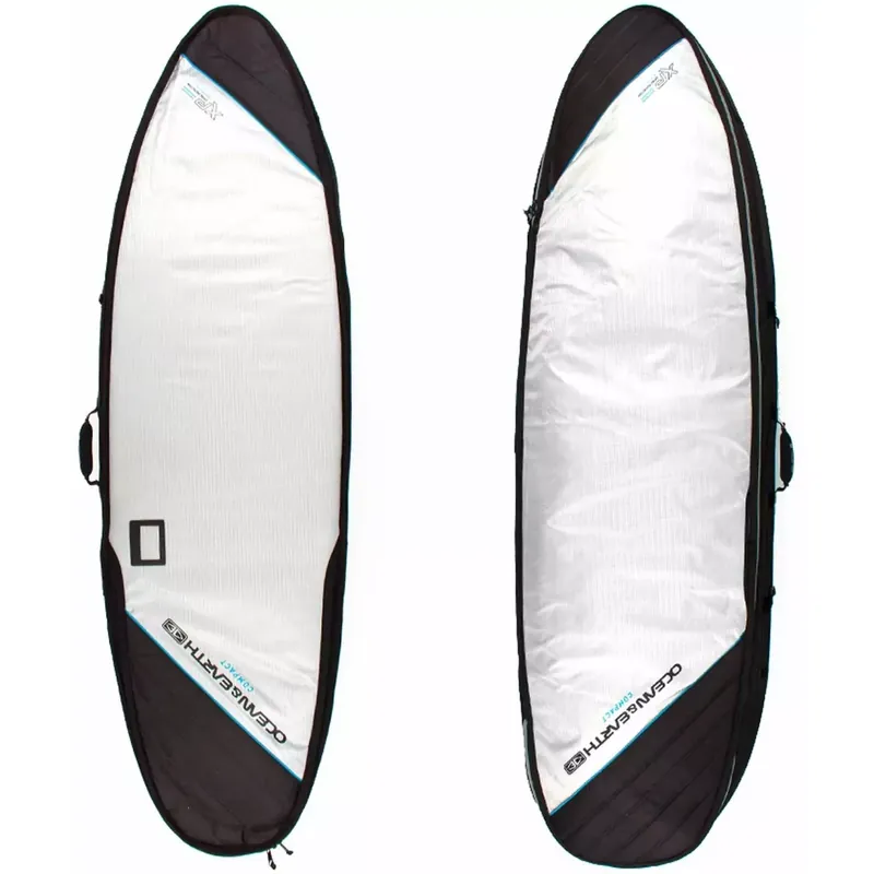 Boardbag Ocean & Earth Compact Double Shortboard Silver Meistverkauft