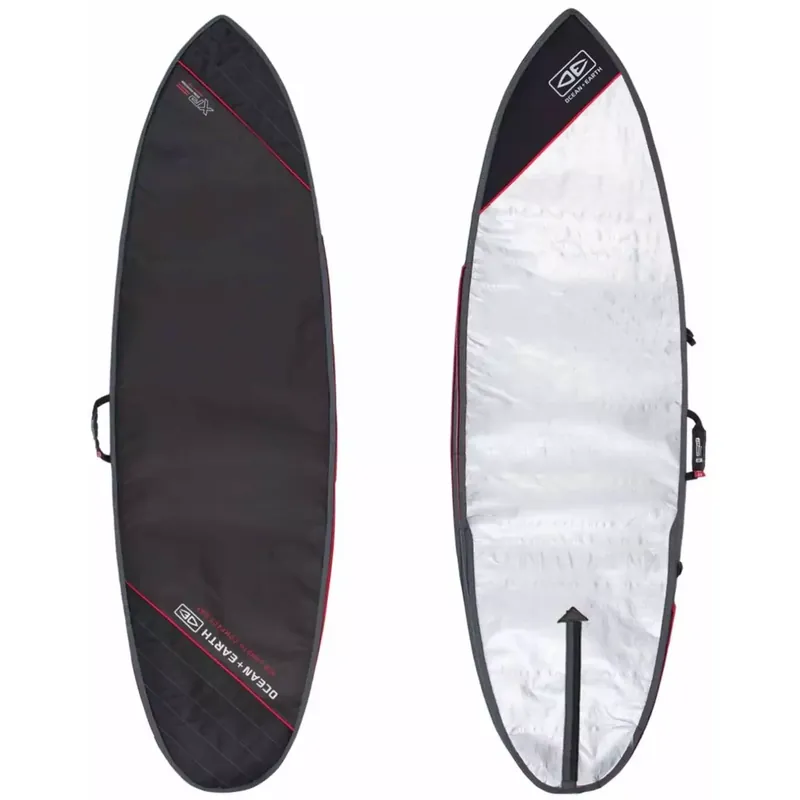 Preisreduziert boardbag Ocean & Earth Compact Day Mid-Lenght Black/Red