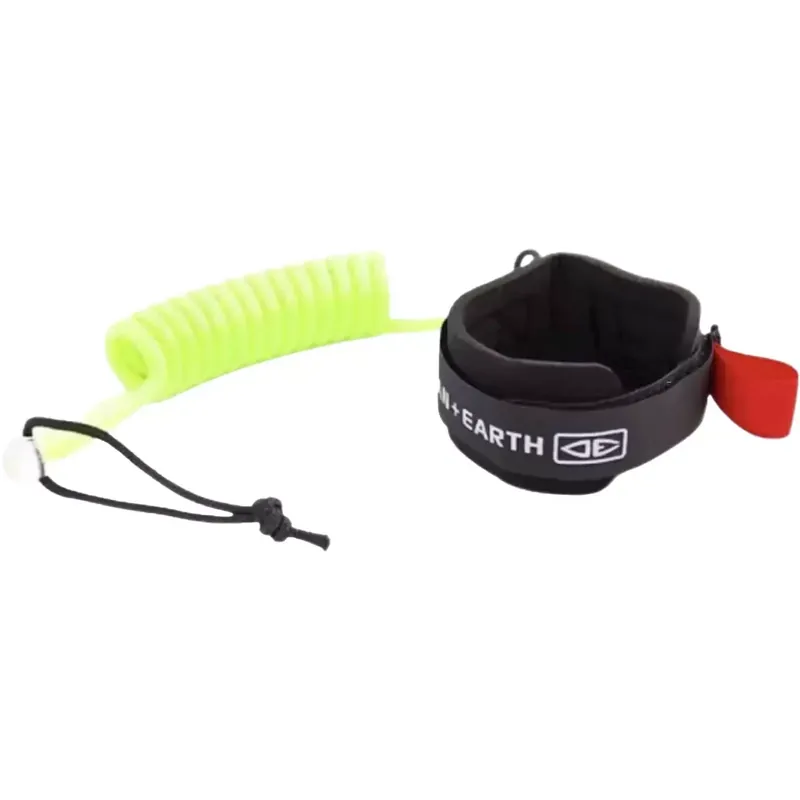 Leash für bodyboard Ocean & Earth-wrist coil Lime Angebot