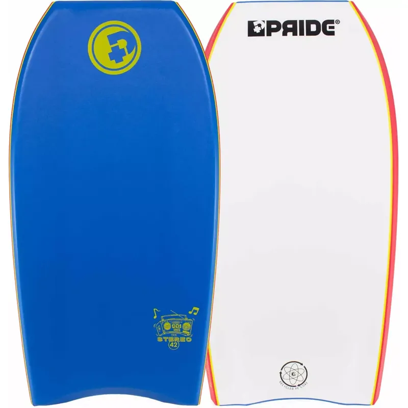 Bodyboard Pride Stereo PE HD Blue/White Sonderaktion