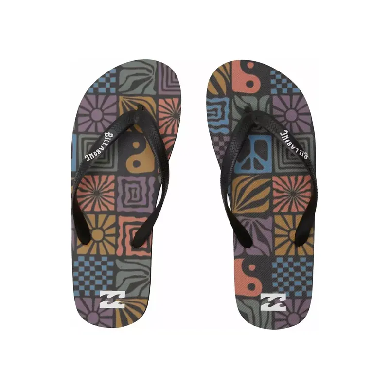 Super-Preis Flip-Flops Von Billabong All Day Impact Print Chestnut